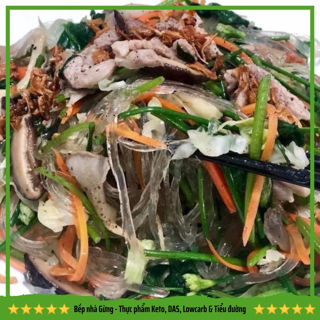 Miến rau câu Hoàng Yến 20gr- For Keto, DAS, Lowcarb, Eatclean & Tiểu đường