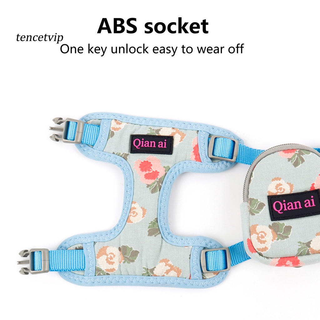 Áo Vest Dắt Thú Cưng Đi Dạo An Toàn Chống Nổ Có Khóa Đôi Chắc Chắn