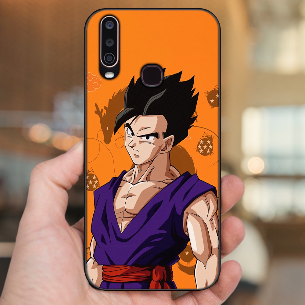 Ốp lưng Vivo Y12, Y15, Y17, U10 viền đen in hình Gohan Dragon Ball