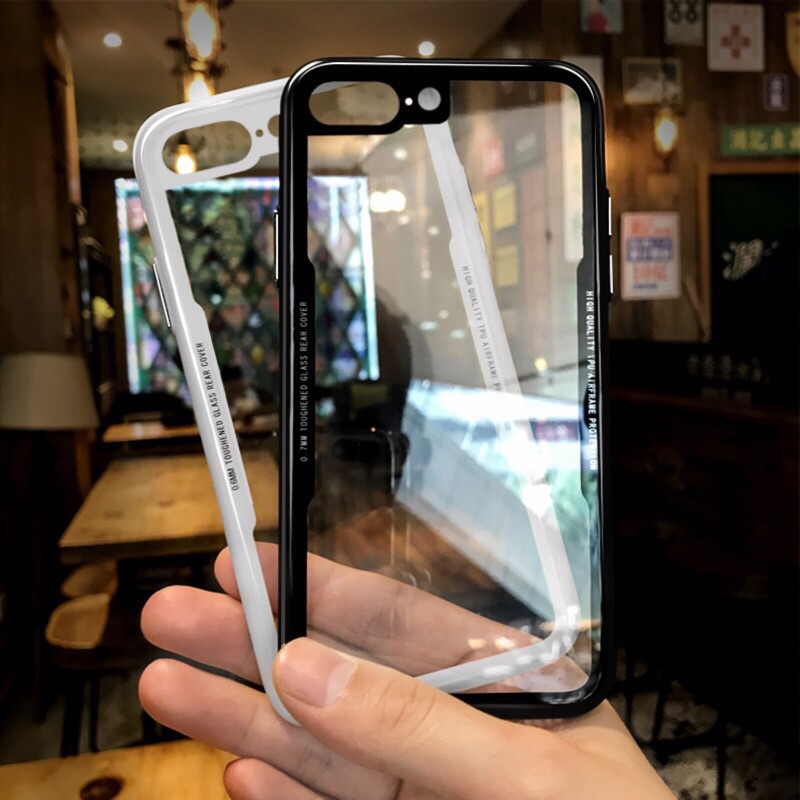 Ốp Điện Thoại Mặt Kính Chống Cháy Nổ Cho Iphone X 8 7 Iphone 6 Splus | BigBuy360 - bigbuy360.vn