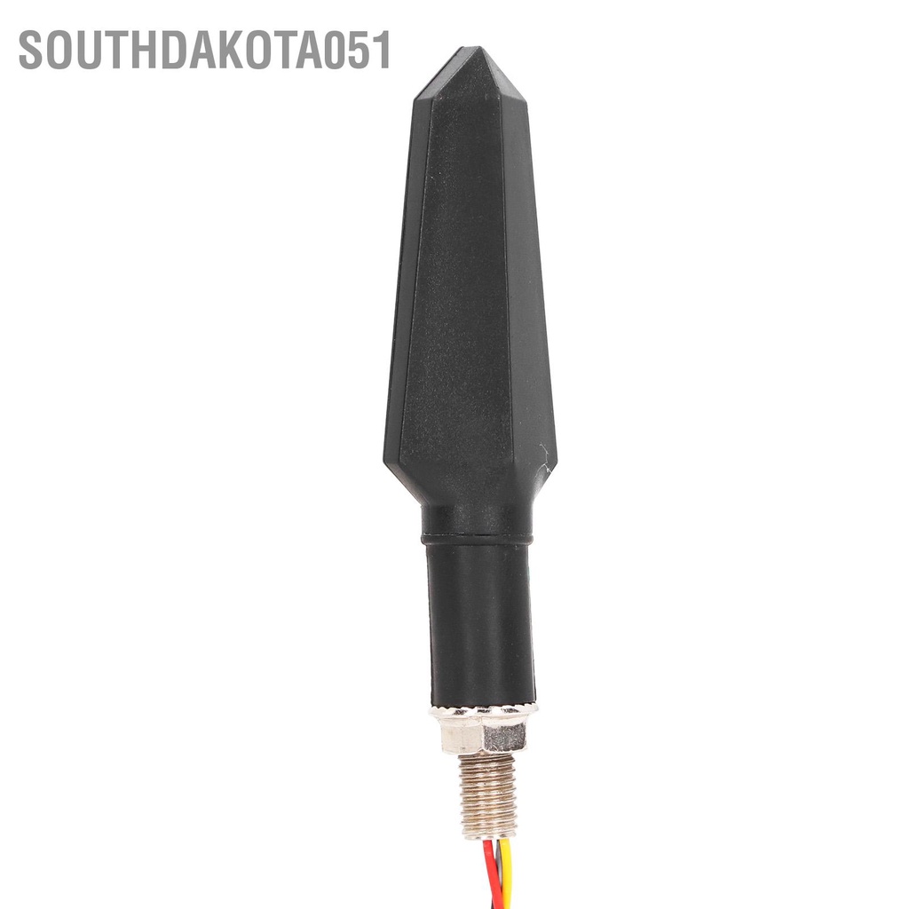 Southdakota051 4PCS Xe máy Y Hình dạng Dòng chảy Đèn tín hiệu LED Ánh sáng kép Màu IP66 Chống thấm nước Phổ biến