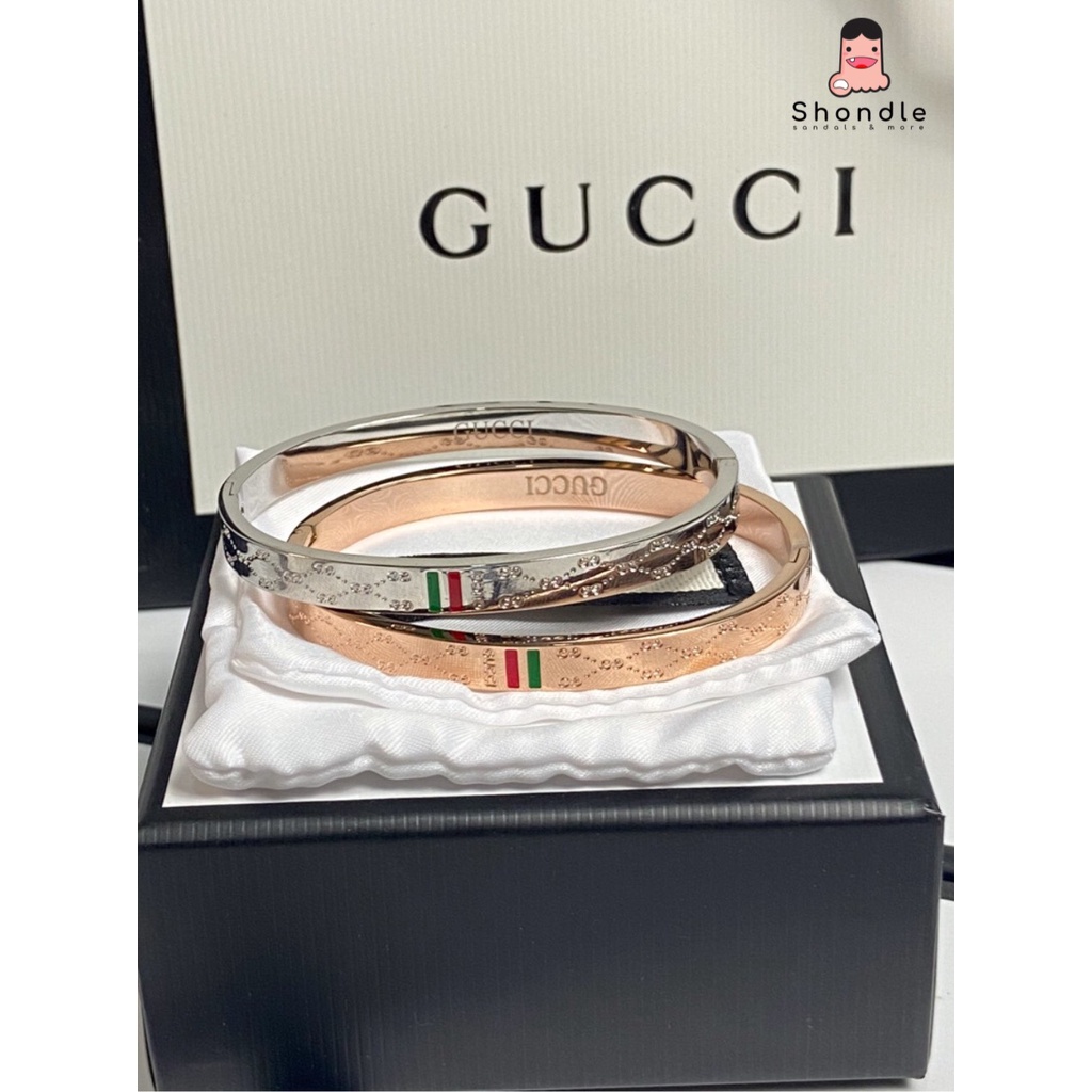 Vòng Đeo Tay Gucci Kim Loại Khắc Họa Tiết Chữ Độc Đáo Thời Trang 2021 | BigBuy360 - bigbuy360.vn