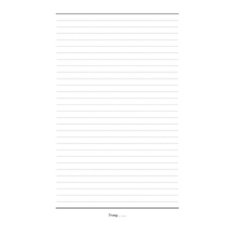 Combo 50 tờ giấy viết tiểu luận, báo cáo có dòng kẻ