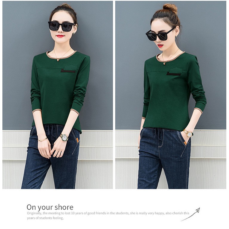 Aó thun nữ dài tay thoáng mát ngày hè SP.01514