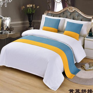 Khăn trải giường khách sạn màu sắc trơn phong cách bắc âu
