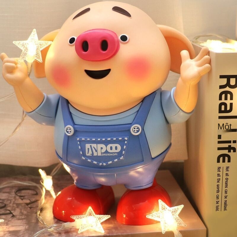 ✽✥♧Chú heo con nhảy múa Robot Hornet Người sắt 61 Quà tặng sinh nhật cho bé Đồ chơi trẻ em
