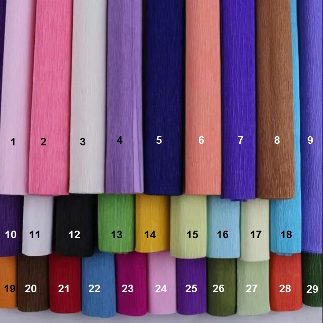 Giấy nhún ,nhăn làm hoa hamade