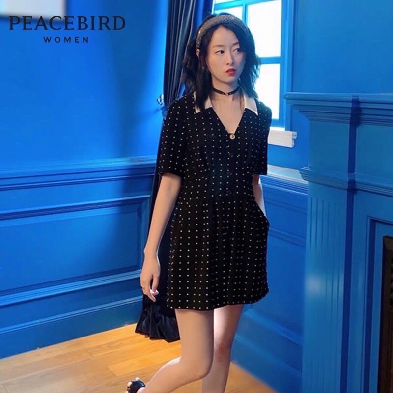 Jumsuit chấm bi Peacebird
