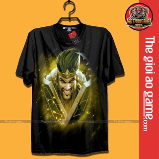 Áo liên minh huyền thoại tóc chiến Draven Áo thun LMHT phông Đen league of legends