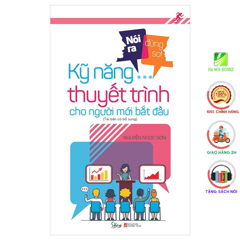 Sách - Nói ra đừng sợ: Kỹ năng thuyết trình cho người mới bắt đầu - Alphabooks