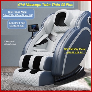 Ghế Massage Toàn Thân S8 Plus. Ghế Matxa Toàn Thân Công Nghệ Nhật Bản.Điều Khiển Bằng Giọng Nói. Màn Hình LCD Tiếng Việt