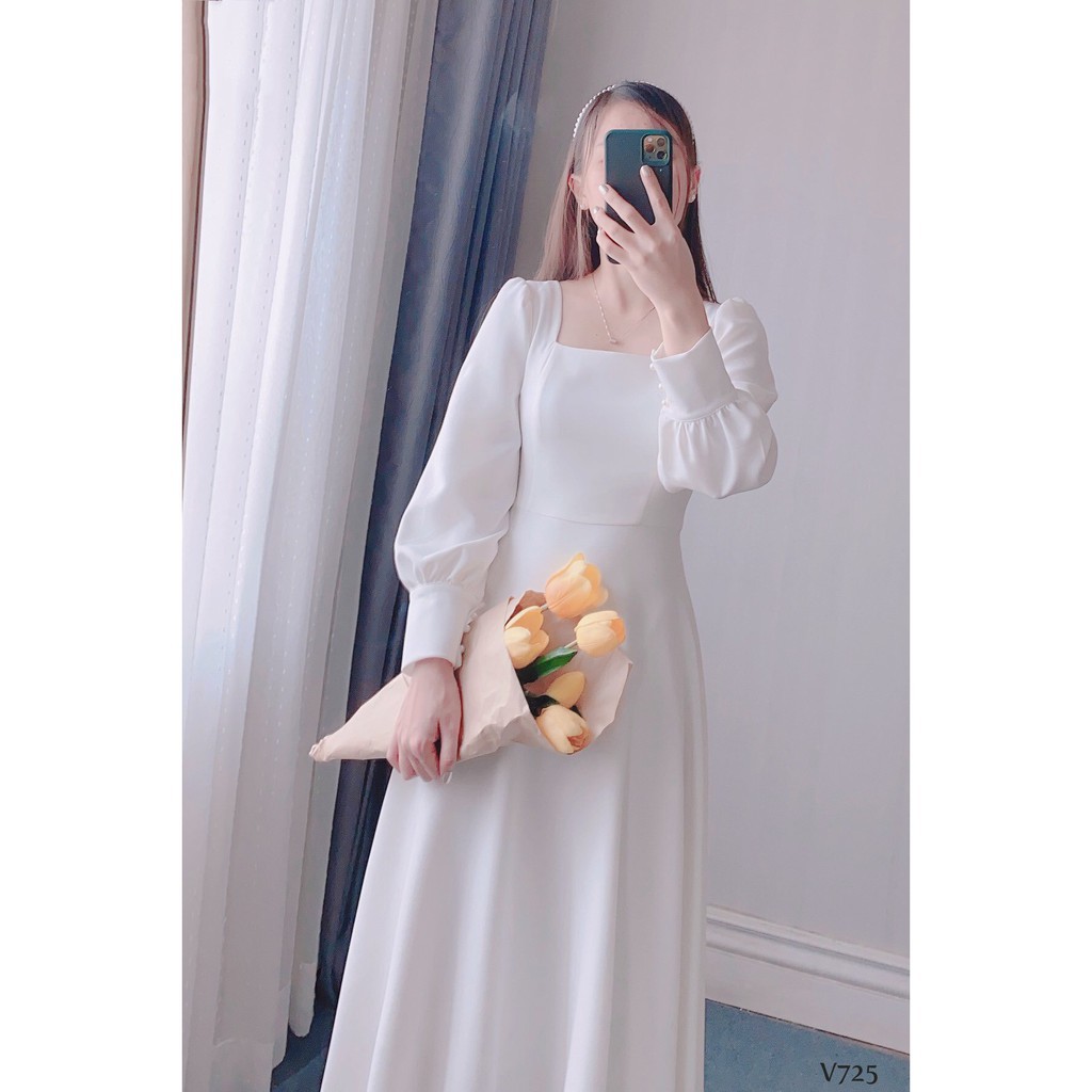 Váy trắng công chúa chụp kỉ yếu cực đẹp Albert Dress [BAO ĐẸP, BAO XINH]