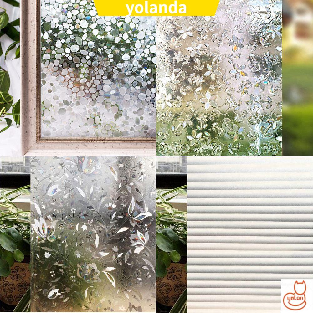 Miếng dán trang trí cửa sổ họa tiết độc đáo chống tia UV tiện lợi