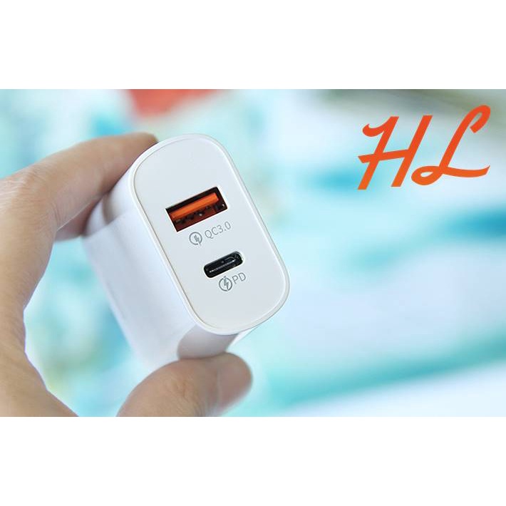 Củ Sạc Nhanh Remax RP-U37 2 Cổng Sạc Nhanh (QC 3.0 và PD 18W) - Chính Hãng - Hưng Long PC