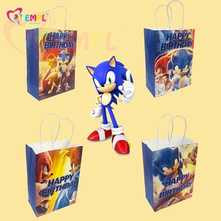 Túi giấy đựng kẹo hình nhím sonic 218cm
