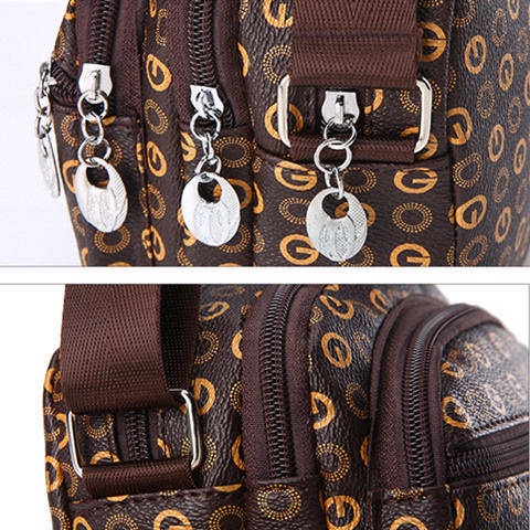 Túi Xách Da PU Nhiều Ngăn Chống Thấm Nước Kiểu Doanh Nhân Thời Trang Cho Phụ Nữ Trung Niên