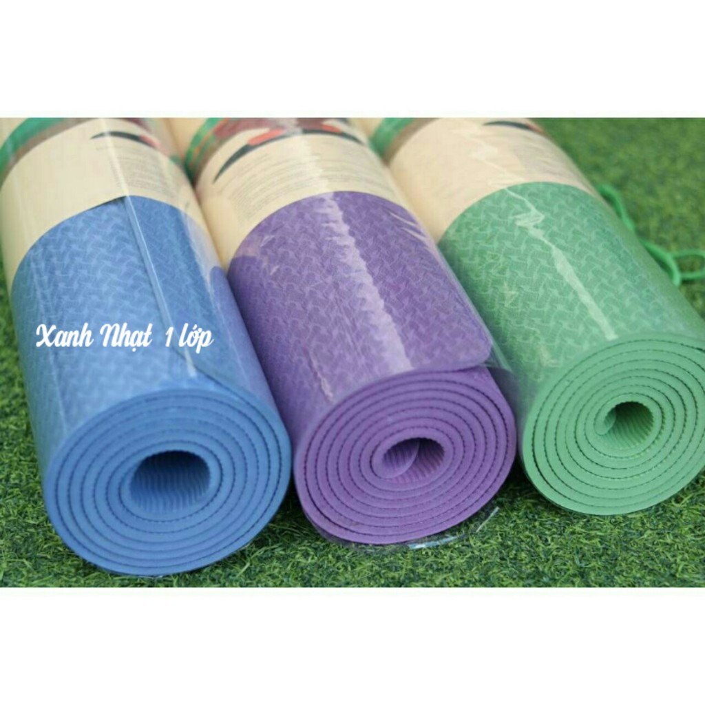 Thảm tập yoga tpe dày 6mm hàng đẹp GDBINHC09