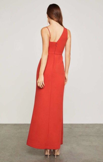 Đầm BCBG dài sang chảnh BCBGMAXAZRIA Asymmetric Shoulder Maxi Dress