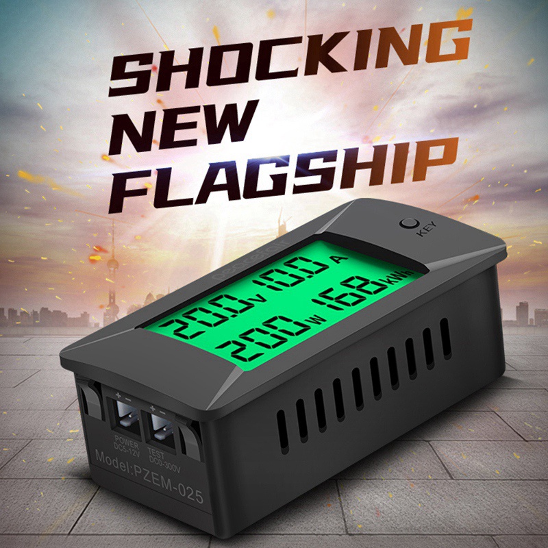 Thiết Bị Kiểm Tra Dung Lượng Pin Kỹ Thuật Số PZEM-025 DC 300v 50A