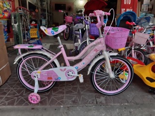 XE ĐẠP 2 KHUNG CHO BÉ GÁI .