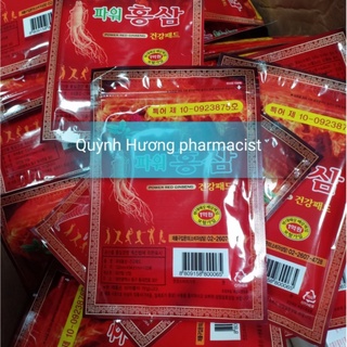 Cao dán Hồng Sâm Power red ginseng