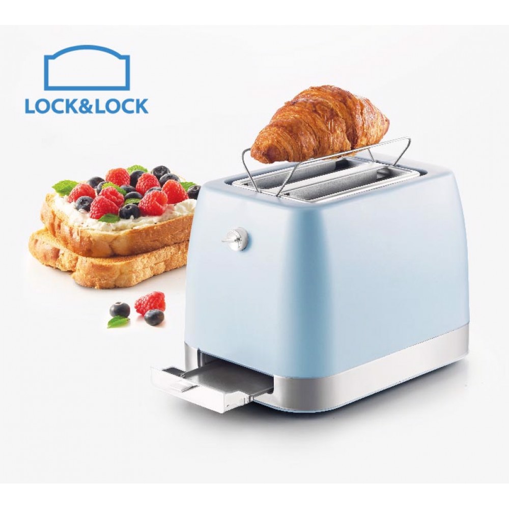 Máy Nướng Bánh Mì Lock& Lock Morning Toaster EJB221BLU Xanh mint