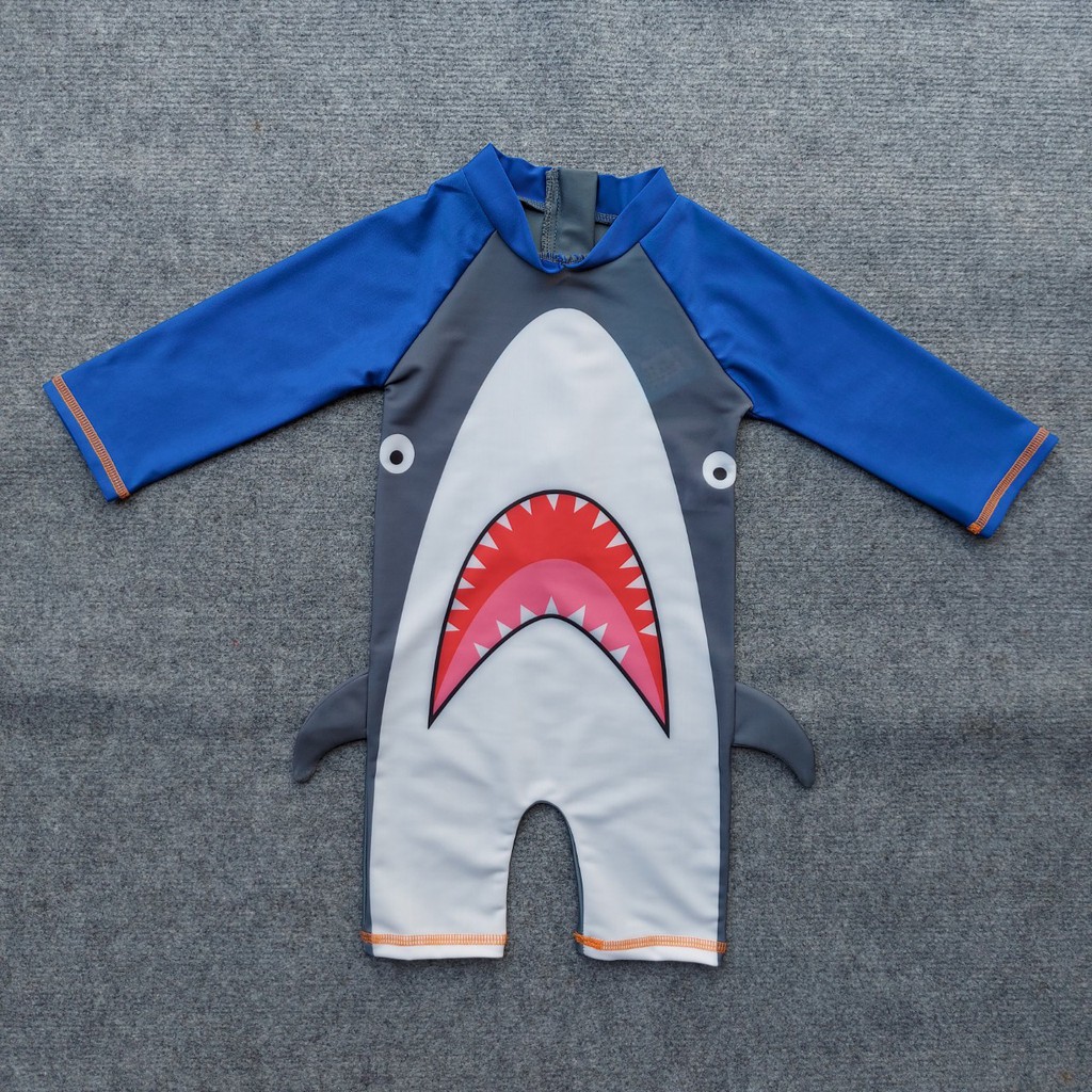 Bộ đồ bơi liền thân hoạ tiết cá mập, khủng long -Đồ bơi liền thân trẻ em