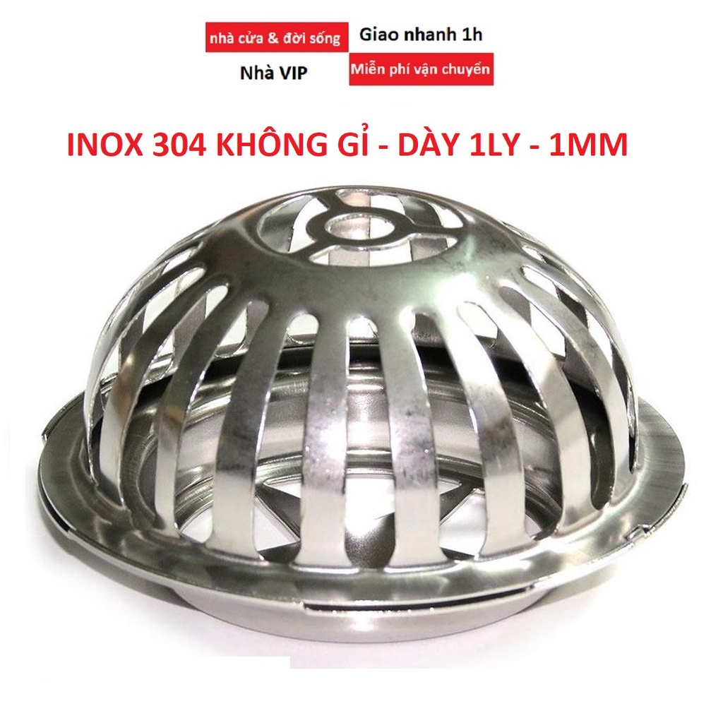 Quả cầu sân thượng SUS304, quả cầu chắn rác, quả cầu lưới, bảo hành 12 tháng