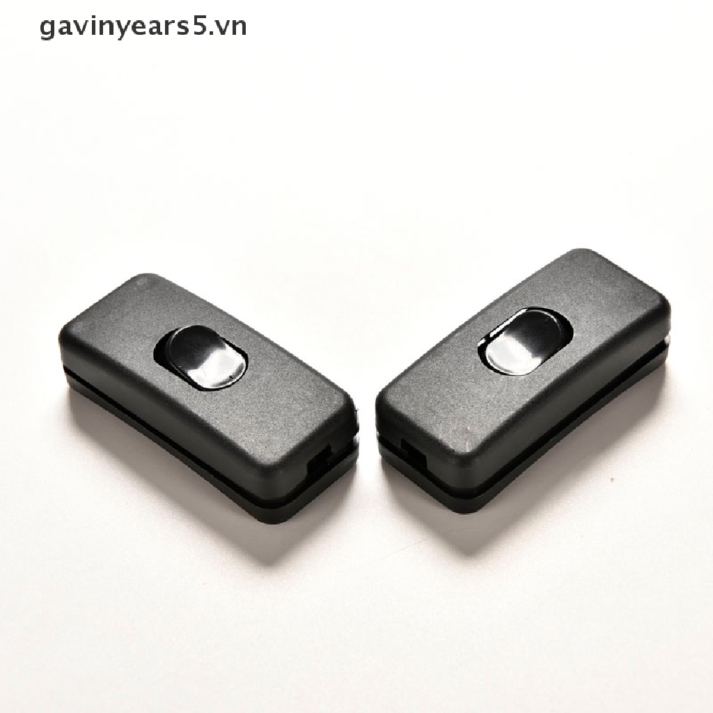 Bộ 2 Công Tắc ON / OFF AC 250V / 125V 2A Bằng Nhựa Màu Đen