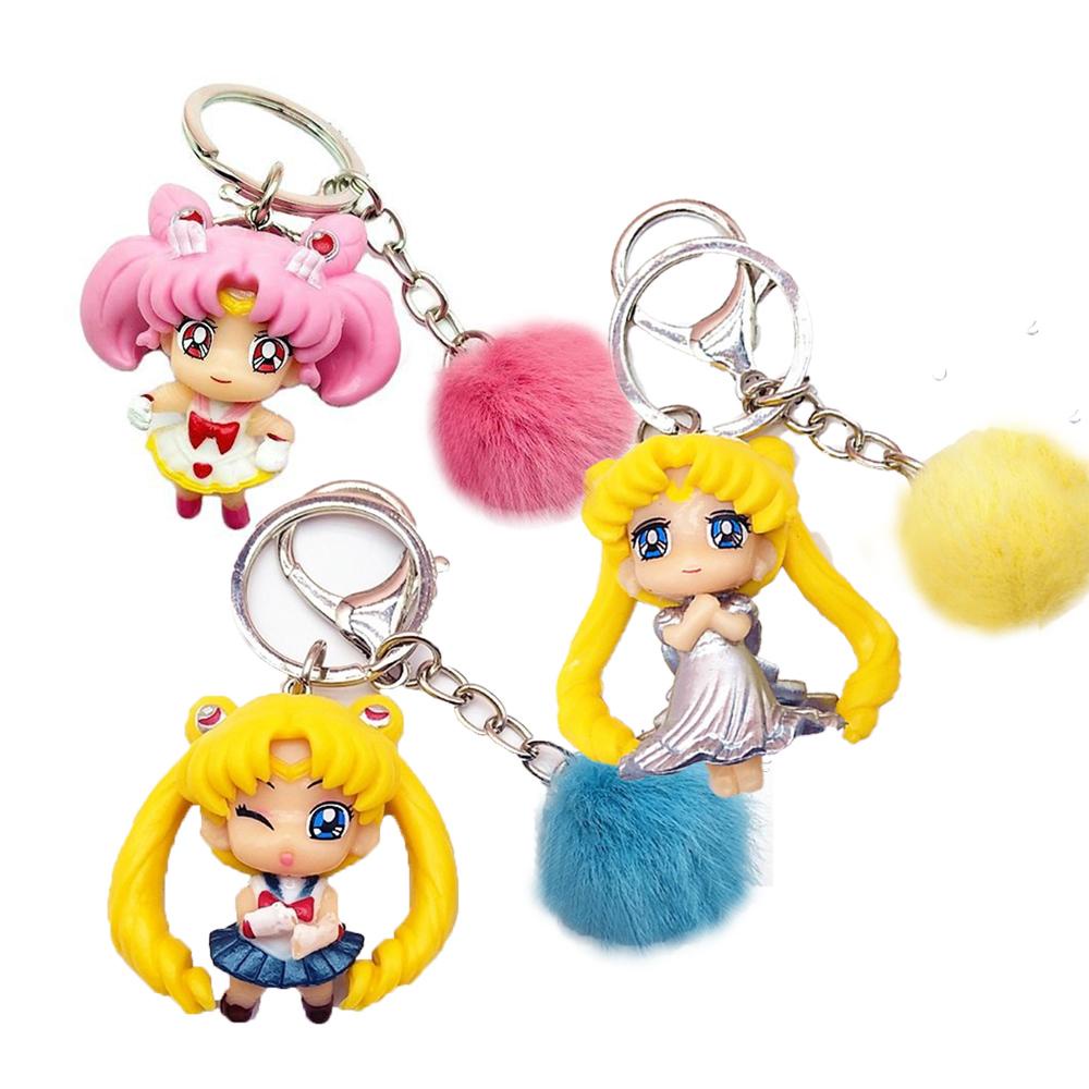 Móc Khóa Hình Thủy Thủ Mặt Trăng Dễ Thương Sailor Moon