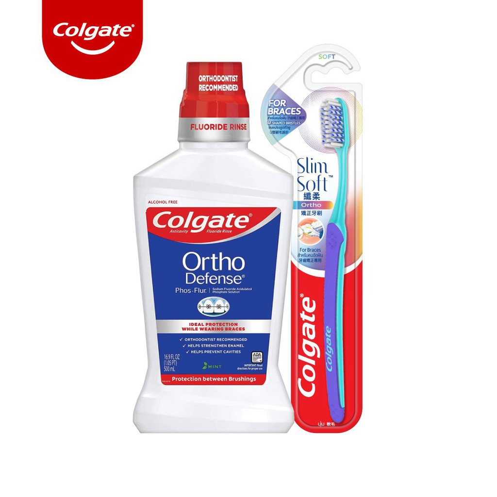 [Mã FMCGCOLL giảm 200k đơn 1,5tr]Combo chăm sóc răng chuyên sâu: Máy tăm nước Colgate + bàn chải và nước súc miệng Ortho