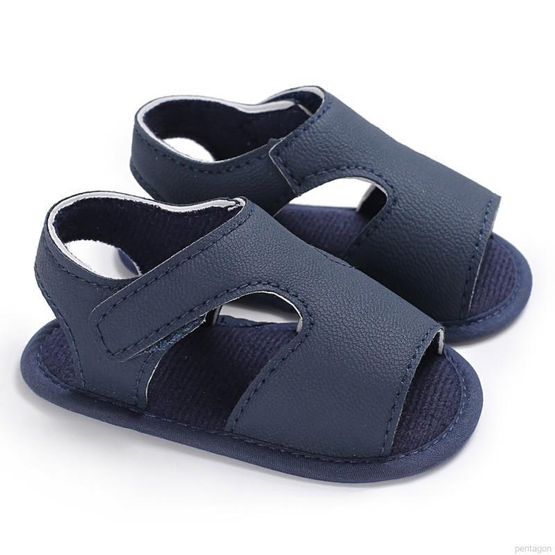 Giày sandal da PU mềm mại cho bé trai