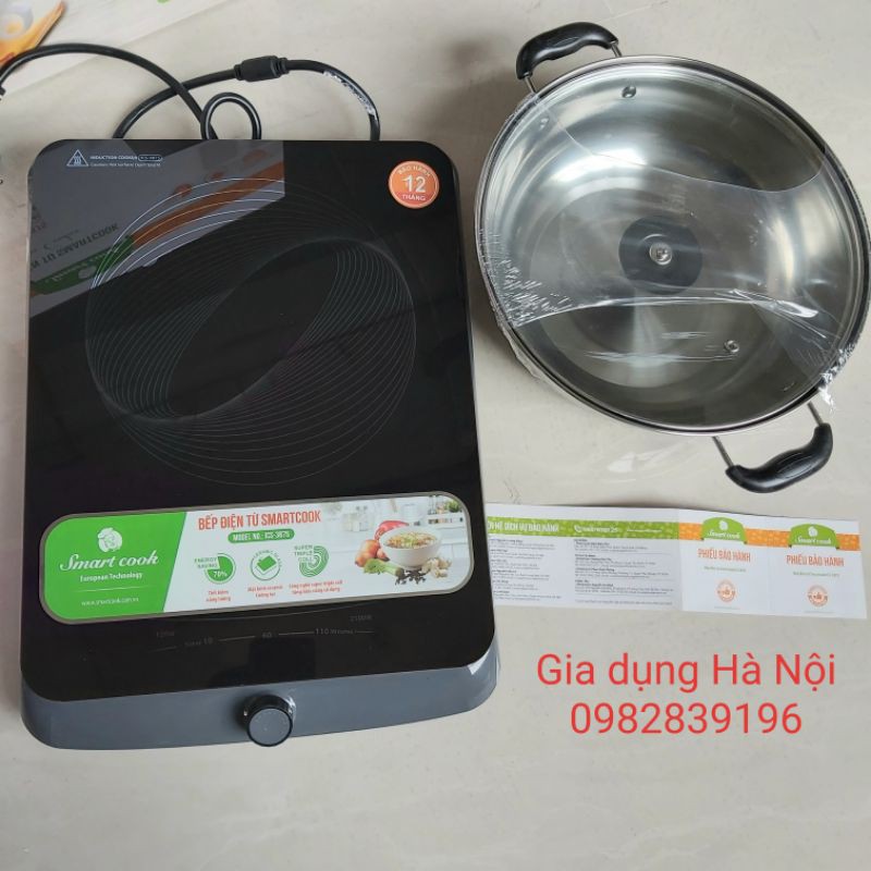  VOLUME ĐIỀU KHIỂN VÔ CỰC MỚI 2020, BẾP TỪ ELMICH SMARTCOOK 3875, 2100W, TẶNG KÈM NỒI LẨU