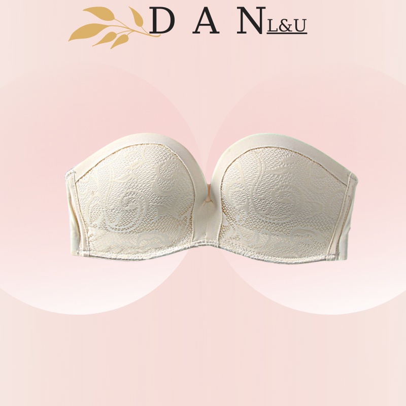 Áo Ngực Không Dây Không Gọng Nâng Ngực Chống Tuột Cài Trước DAN L&amp;U 219