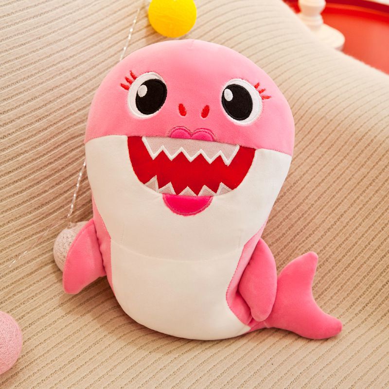 25cm/30cm/40cm/45cm/50cm Baby Shark Pink Fong Plush Toy Stuffed Doll Soft Gift For Kids Christmas Toy
