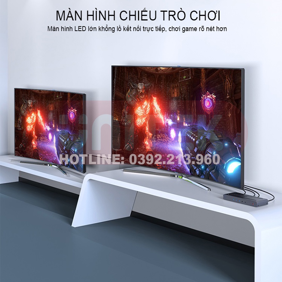 Bộ Chia HDMI 1 Ra 4 Hỗ Trợ 4K 30Hz Và Hiển Thị 3D UNITEK V131A