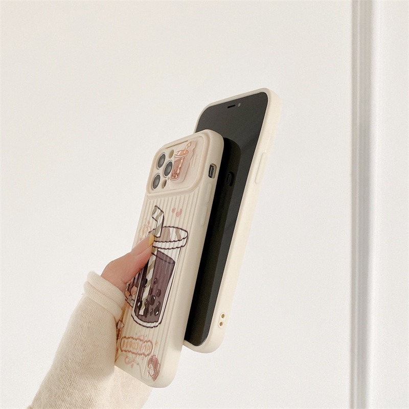 Ốp Điện Thoại Silicon Chống Va Chạm Kiểu Trượt Bảo Vệ Camera Cho iPhone 13 12 11 Pro Max XS Max XR X