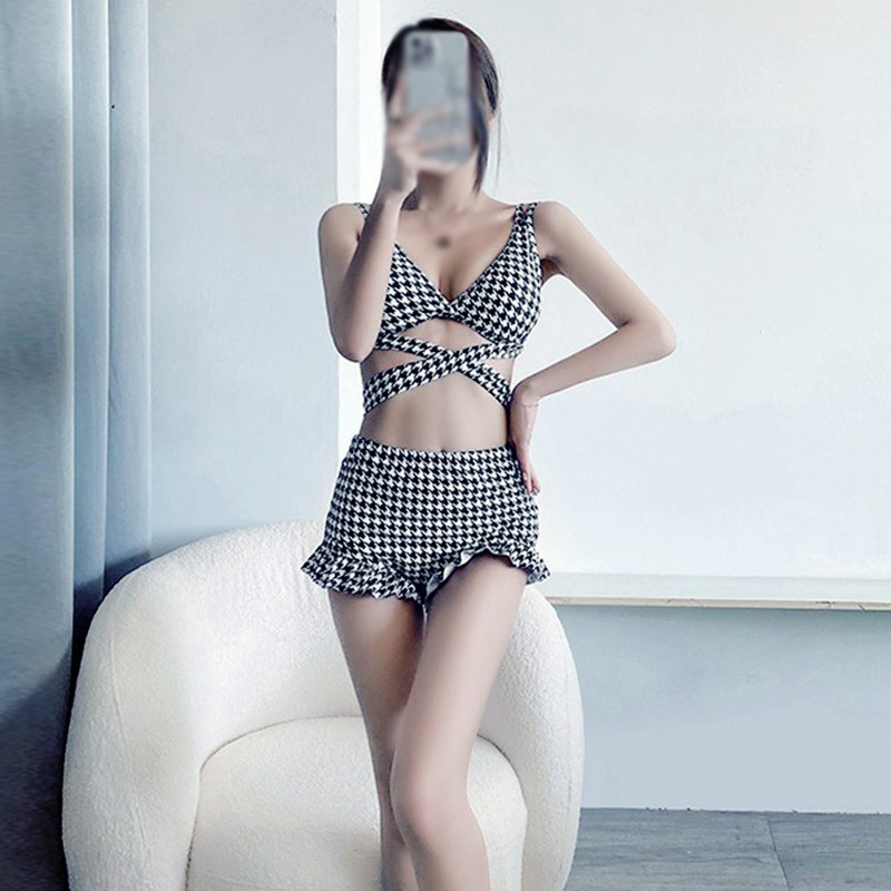 Bộ Đồ Bơi Hai Mảnh Không Gọng Có Miếng Đệm Ngực Thời Trang Quyến Rũ Dành Cho Nữ