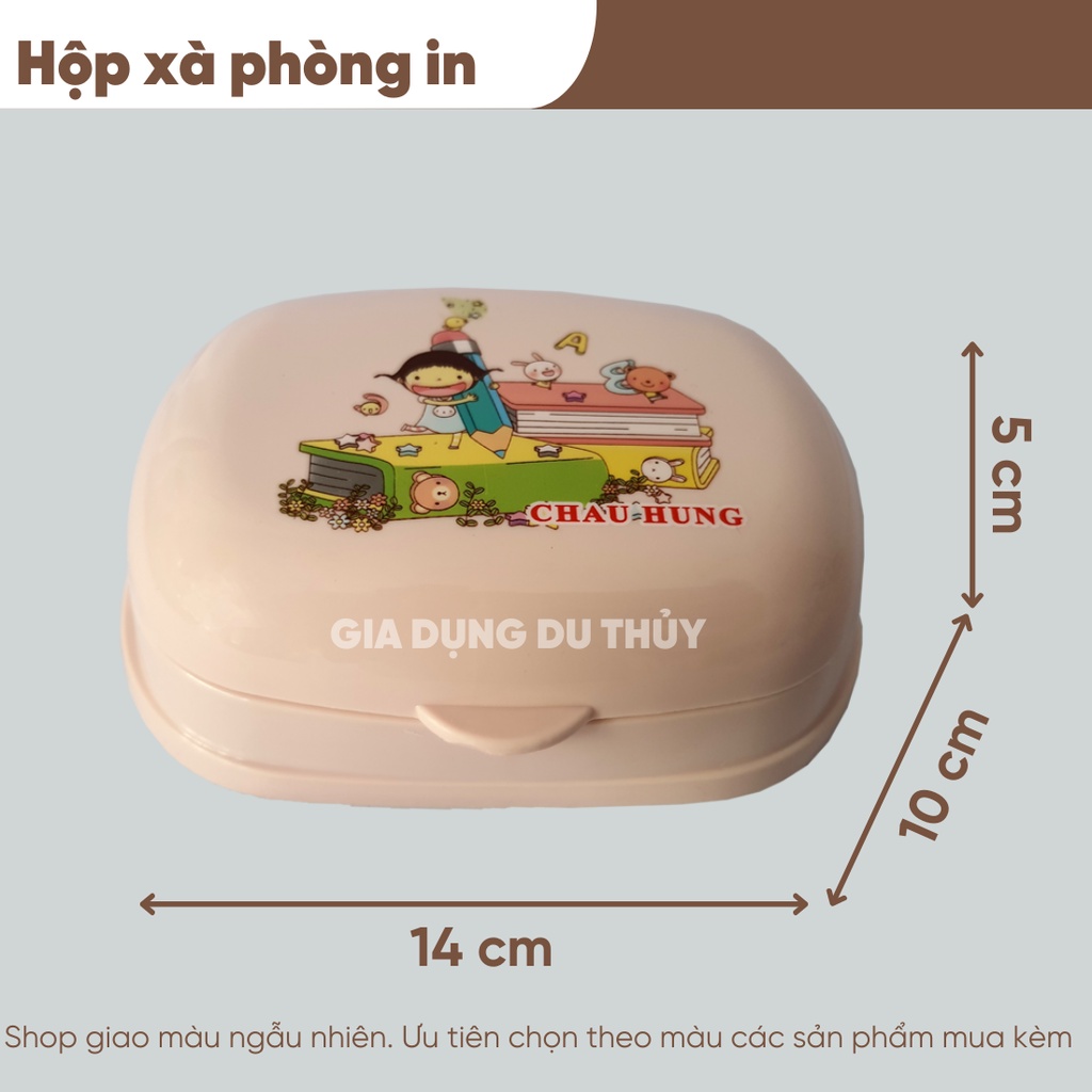 Hộp Đựng Xà Phòng Có Nắp Đậy Bằng Nhựa Cứng, 5 Màu Sắc, Dùng Trong Nhà Tắm, Nhà Vệ Sinh, Bếp Gia Đình Tiện Lợi