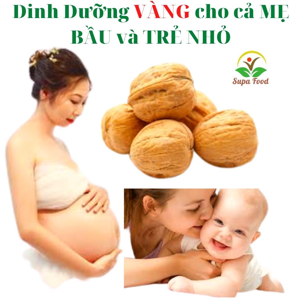 1kg Quả Óc Chó - ÓC CHÓ MỸ - óc chó vàng (hàng mỏng vỏ, sấy khô date mới nhất, thơm ngon) - OneFood68