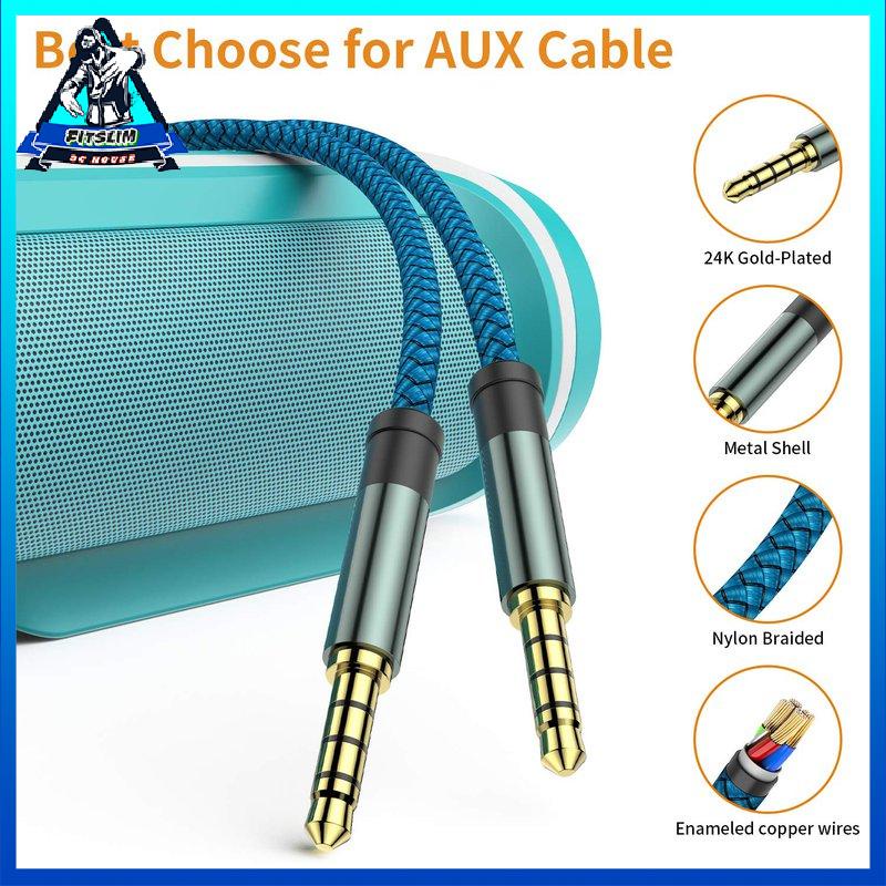 [Fitslim] 1.5m/3m 3.5mm AUX Cable Audio Cable 3.5mm Jacks Speaker Cable AUX Cable
