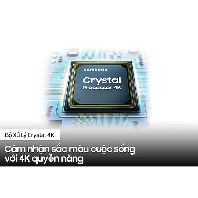 Smart TV Crystal UHD Samsung 4K 65 inch AU7700 2021 - Hàng chính hãng