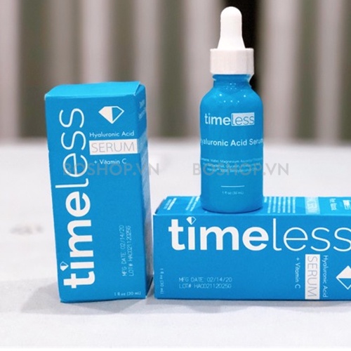 Tinh Chất Cấp Nước, Sáng Da Timeless Hyaluronic Acid + Vitamin C Serum 30ml