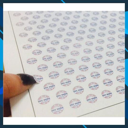 Decal Tem Dẻo Bảo Hành Khổ A4 xấp 10 tờ