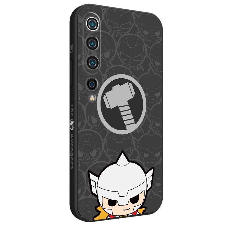 Ốp Điện Thoại Bằng Silicon Màu Trơn Cho Xiaomi Mi 10 Pro Lite 10S 9 8