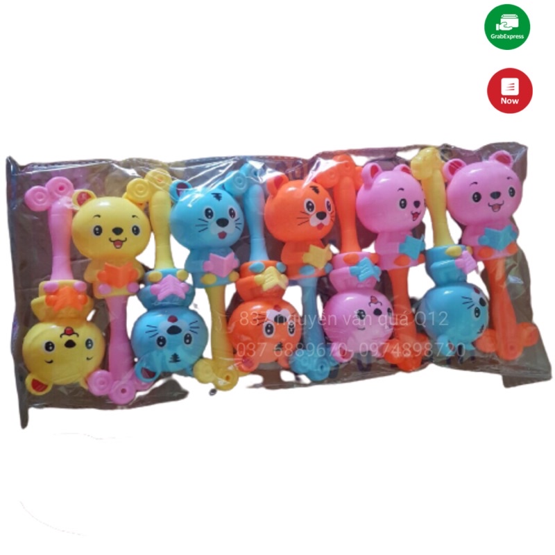 Đồ chơi lục lạc cầm tay hình thú ngẫu nhiên cho bé 3288-C11