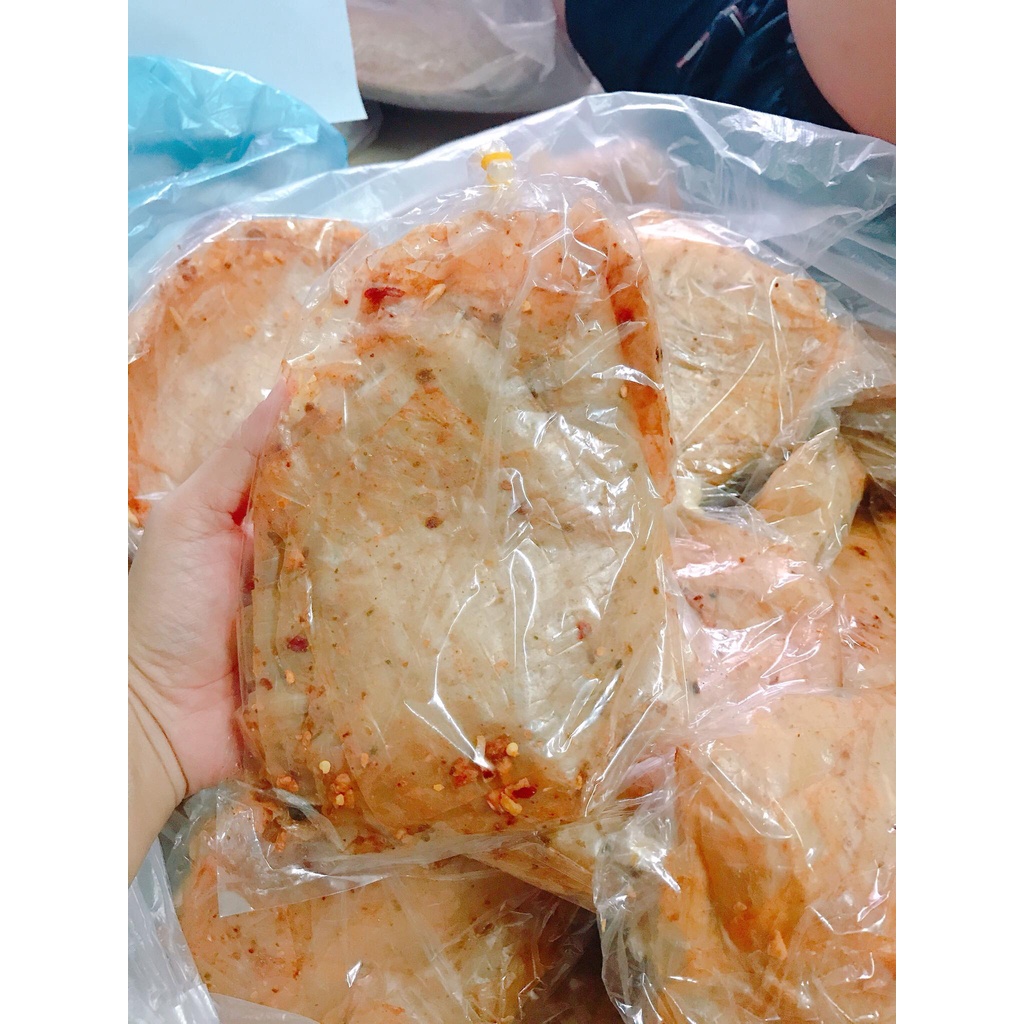Quận 10 - 1 Bịch Lớn Bánh Tráng Muối Nhuyễn Xì Ke Tỏi [SIÊU CAY - SIÊU NGHIỆN] - Bánh Tráng Tây Ninh