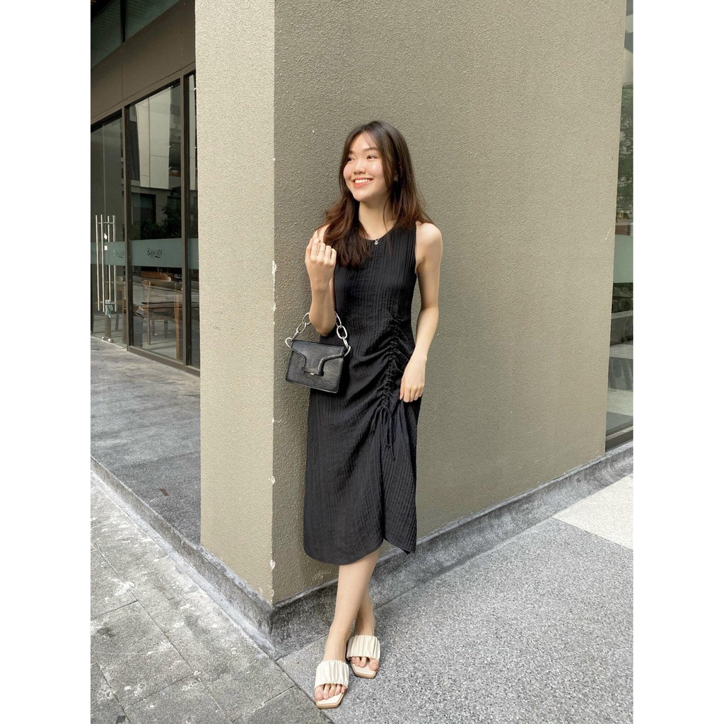 Đầm sát nách dây rút 2 lớp (S/M) | BigBuy360 - bigbuy360.vn