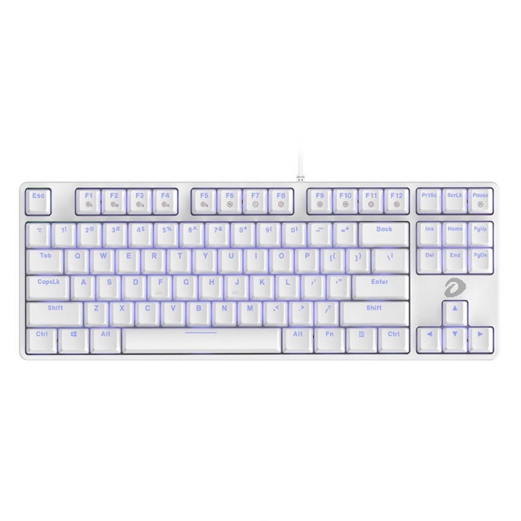 BÀN PHÍM CƠ GAMING DAREU EK87 WHITE-BLACK