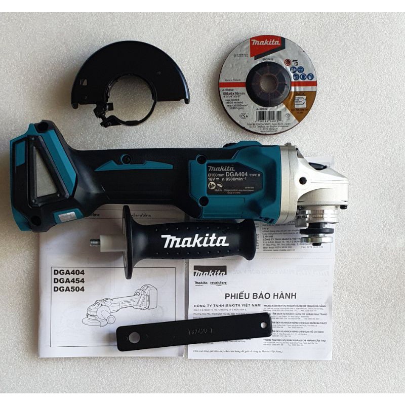 THÂN MÁY MÀI MAKITA DGA404 - 18V. ĐỘNG CƠ KHÔNG THAN.